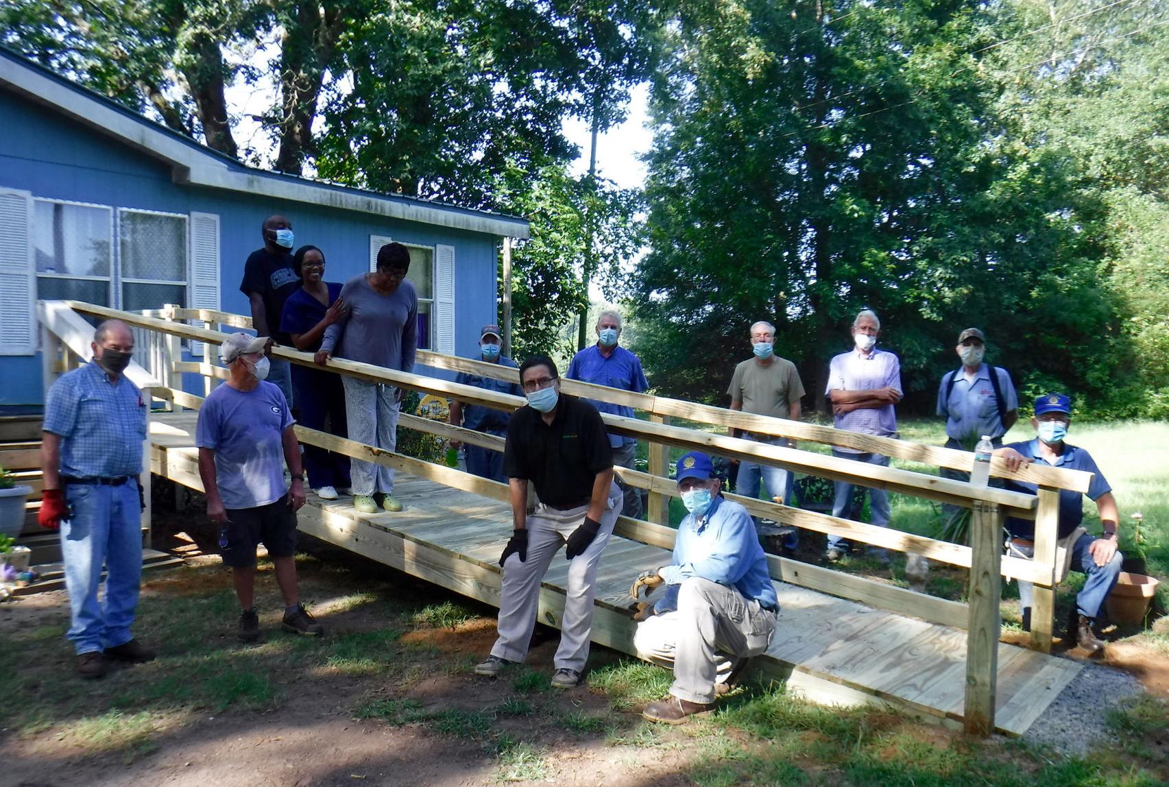 Rotary constructs ramp for the Hitchcock family